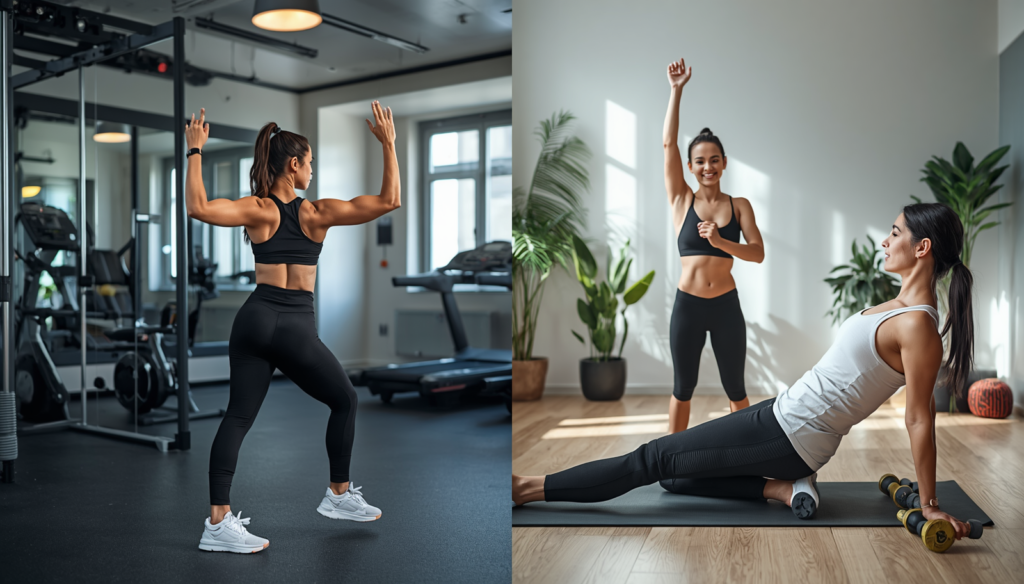 Effective Weight Loss Program Combining Gym And Home Workouts