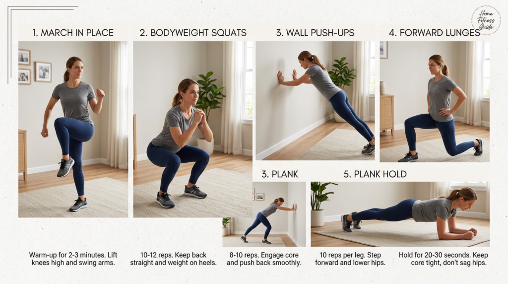 Simple Beginner Exercises You Can Do At Home Daily